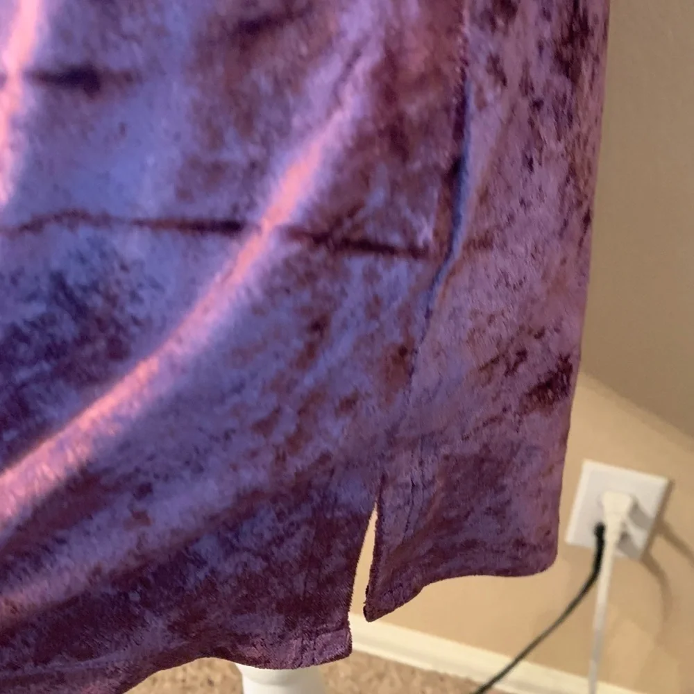 NWT Free People Velvet Tunic Large Fig Jam Intimately Free Pple All Night Cami